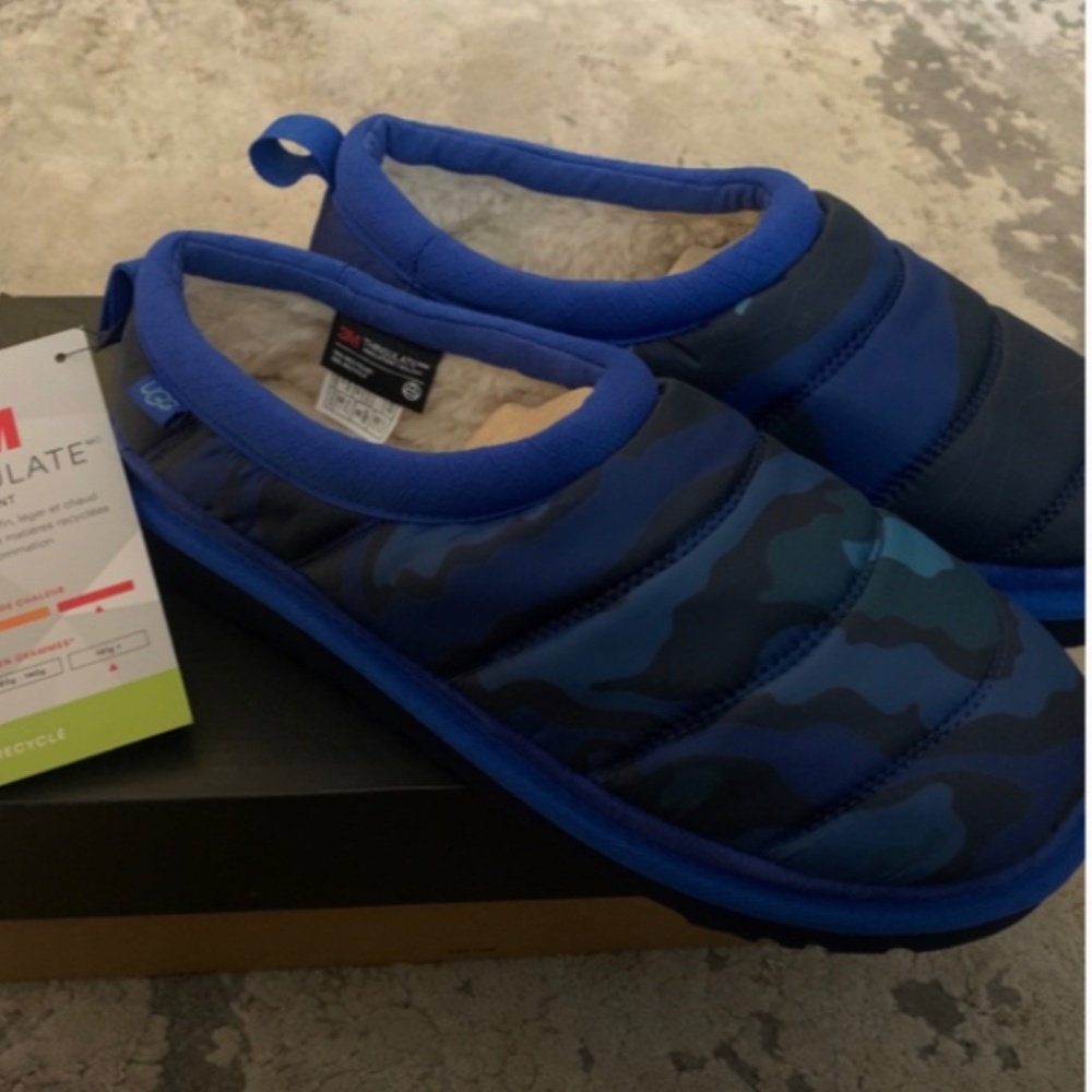 Mens Very RARE UGG Slippers Tasman LTA Cali Topo OCEAN
